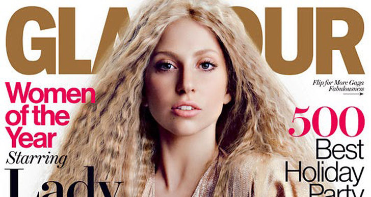 Lady Gaga ser ovanligt vanlig ut på framsidan av Glamour 